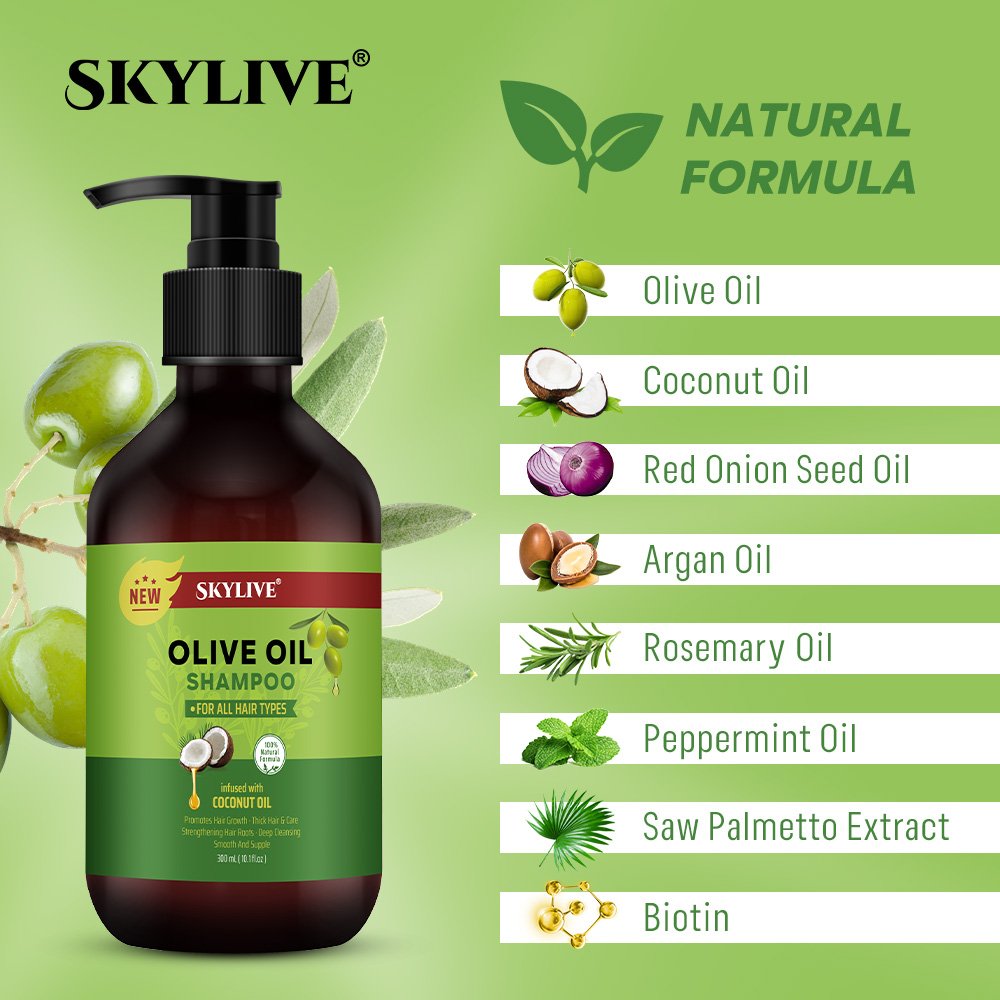 Popular Products Herbal Essences Shampoo Deep Cleaning Natural Olive Oil Hair Shampoo Conditioner Mask Hair Care Products