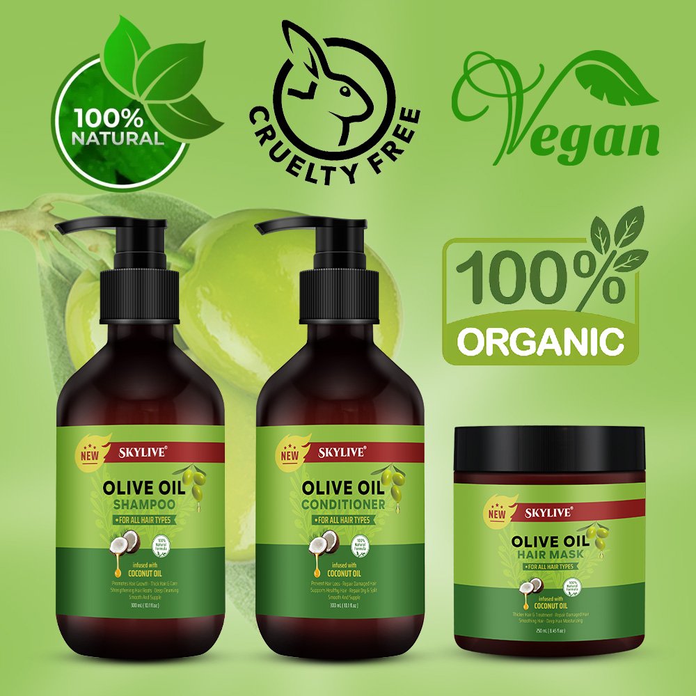 Popular Products Herbal Essences Shampoo Deep Cleaning Natural Olive Oil Hair Shampoo Conditioner Mask Hair Care Products