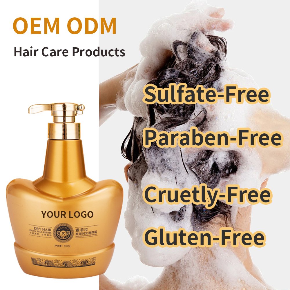 Private Label Hair Restoration Shampoo and Conditioner For Breakage & All Damaged Hair Types Factory Custom Hair Care Products
