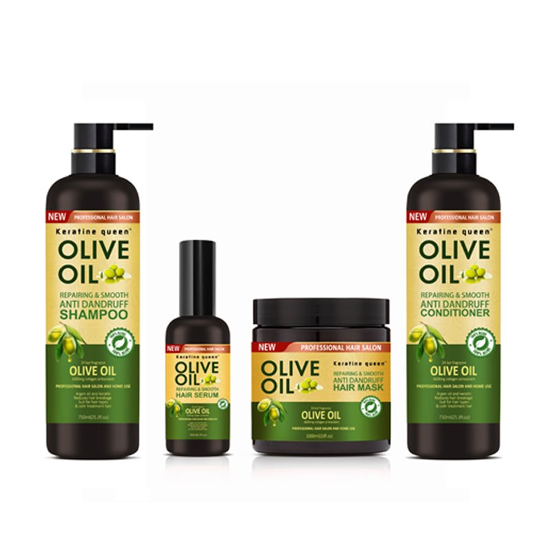 Private label organic Olive Oil Shampoo and conditioner set for hair