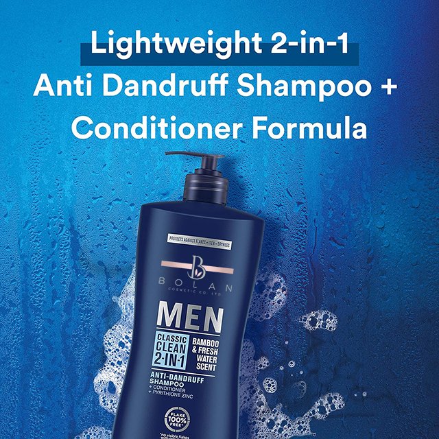OEM Hair Care Men Two In One Dandruff Shampoo And Conditioner Classic Cleansing Scalp To Relieve Dryness And Replenish Moisture
