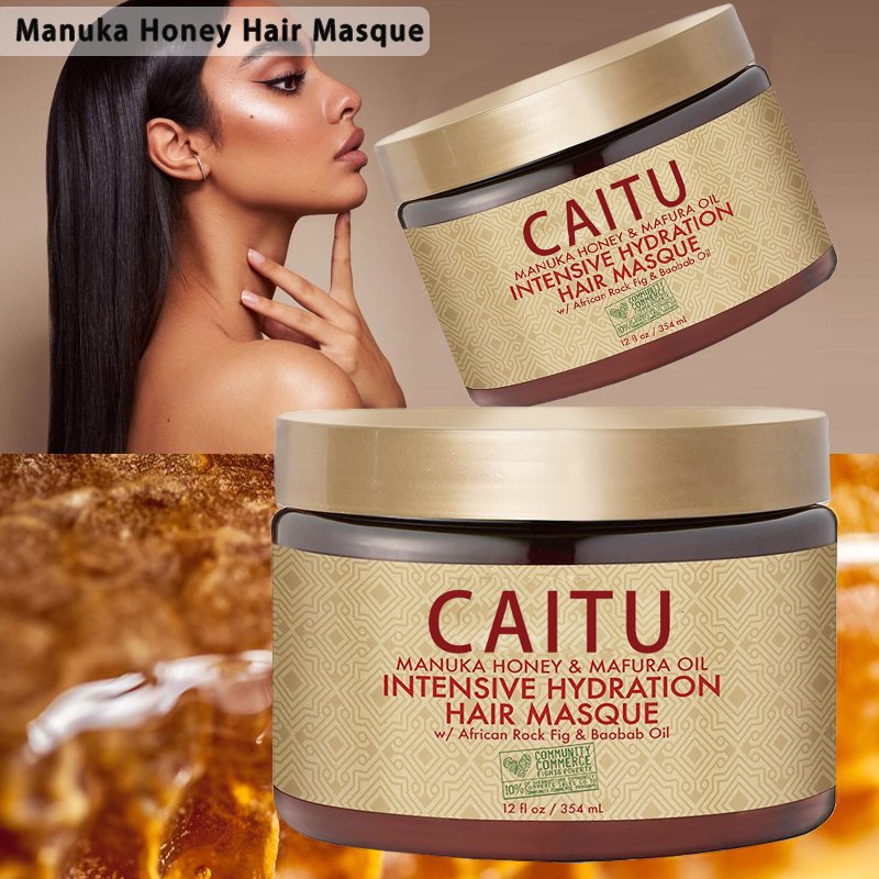 Intensive Hydration Manuka Honey moisturizing hair shampoo set for curly hair salons