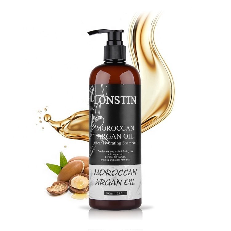 Wholesale Cheap Daily Hair Care Moroccan moisturizing Argan Oil Hair Shampoo For Black dry colored Hair