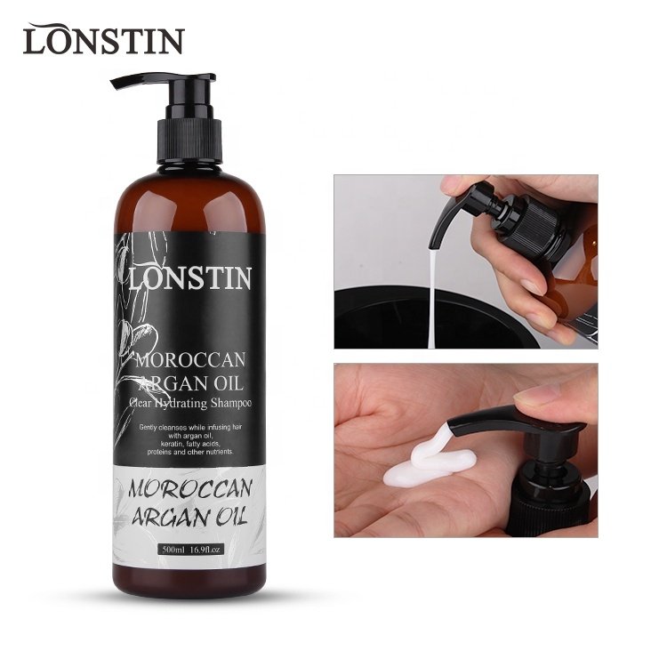 Wholesale Cheap Daily Hair Care Moroccan moisturizing Argan Oil Hair Shampoo For Black dry colored Hair