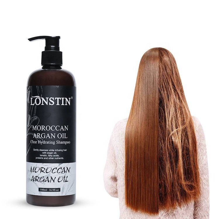 Wholesale Cheap Daily Hair Care Moroccan moisturizing Argan Oil Hair Shampoo For Black dry colored Hair