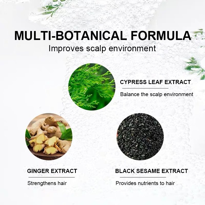 Herbal Natural Shampoo Nourishing Hair Care Products Anti Hair Loss Growth Shampoo