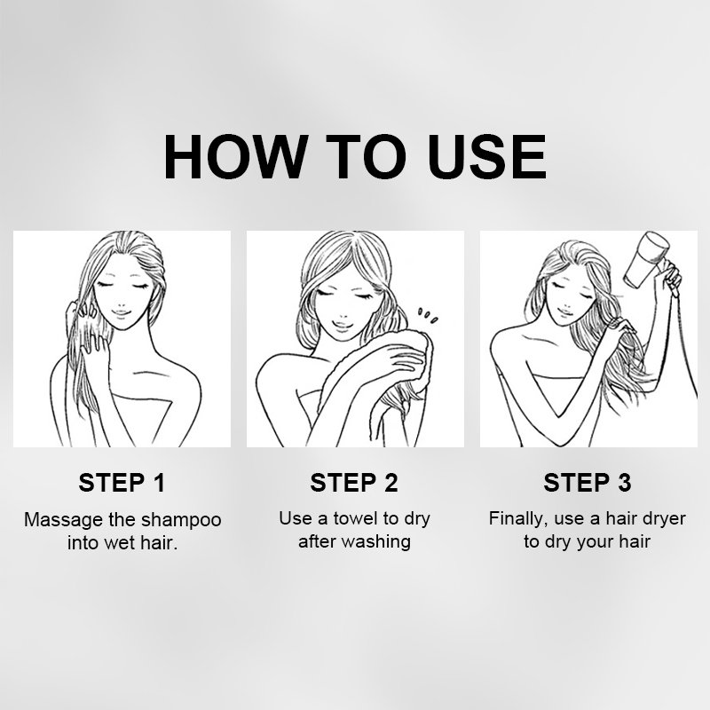 Herbal Natural Shampoo Nourishing Hair Care Products Anti Hair Loss Growth Shampoo