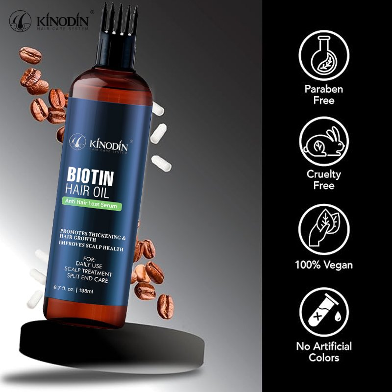 OEM Private Label Organic Biotin Hair oil Hair Treatment Growth Oil For Hair