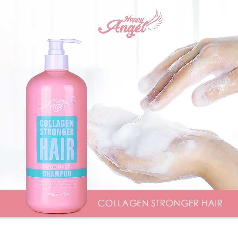 custom logo crystal hair treatment shampoo keratin smoothing shampoo for oily hair