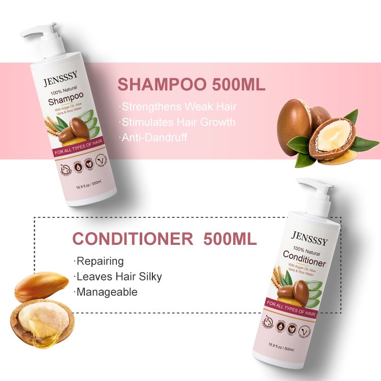 Private label onion rosemary biotin shampoo and conditioner sulfate free hair growth oil treatment argan oil hair mask for women