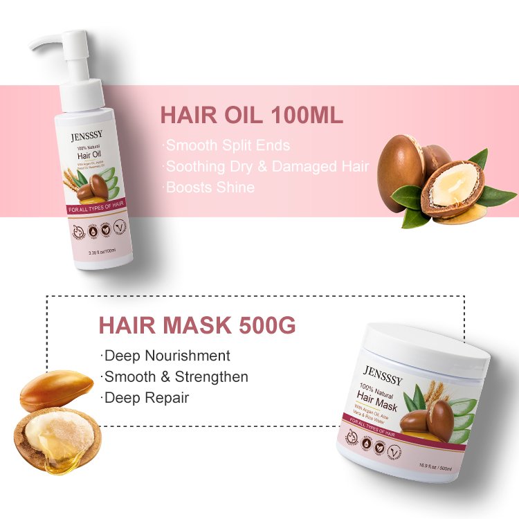 Private label onion rosemary biotin shampoo and conditioner sulfate free hair growth oil treatment argan oil hair mask for women