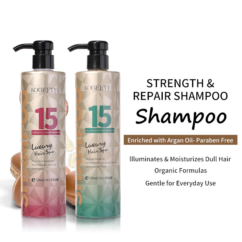 KOGEEYY Hair Growth Shampoo Luxury Hair Care Set Products Organic Protein Sulfate Free Argan Oil Keratin Mask And Conditioner