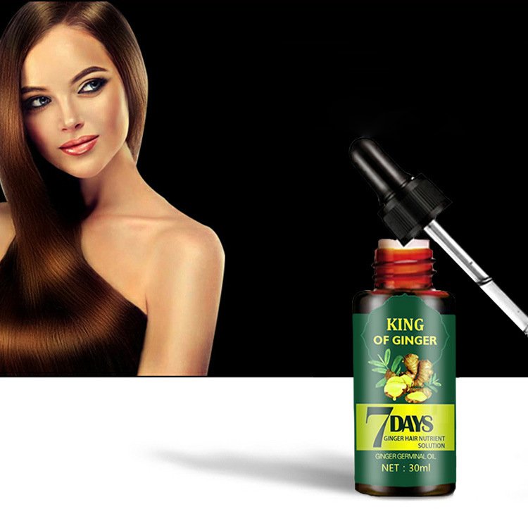 Hair treatment 7 Day Ginger Serum Scalp Damaged Treatment Prevent Hair Loss Effective Fast Growth Massage Liquid 30ml GG
