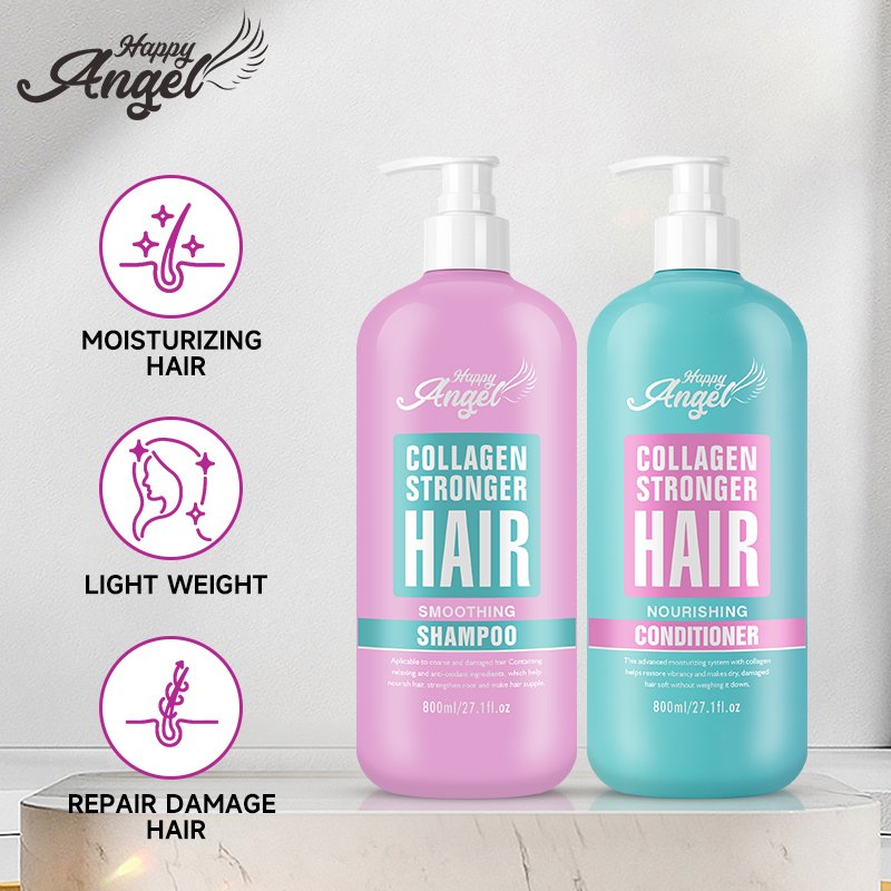 hot sale shampoo from 20 years factory wholesale natural shampoo own brand with biotin and collagen hair growth anti-hair loss