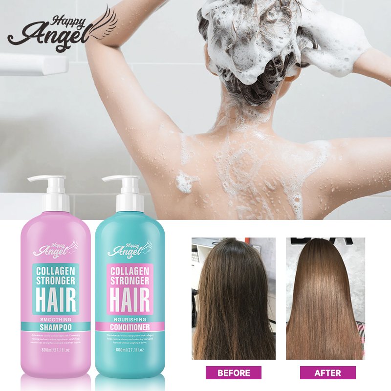 hot sale shampoo from 20 years factory wholesale natural shampoo own brand with biotin and collagen hair growth anti-hair loss