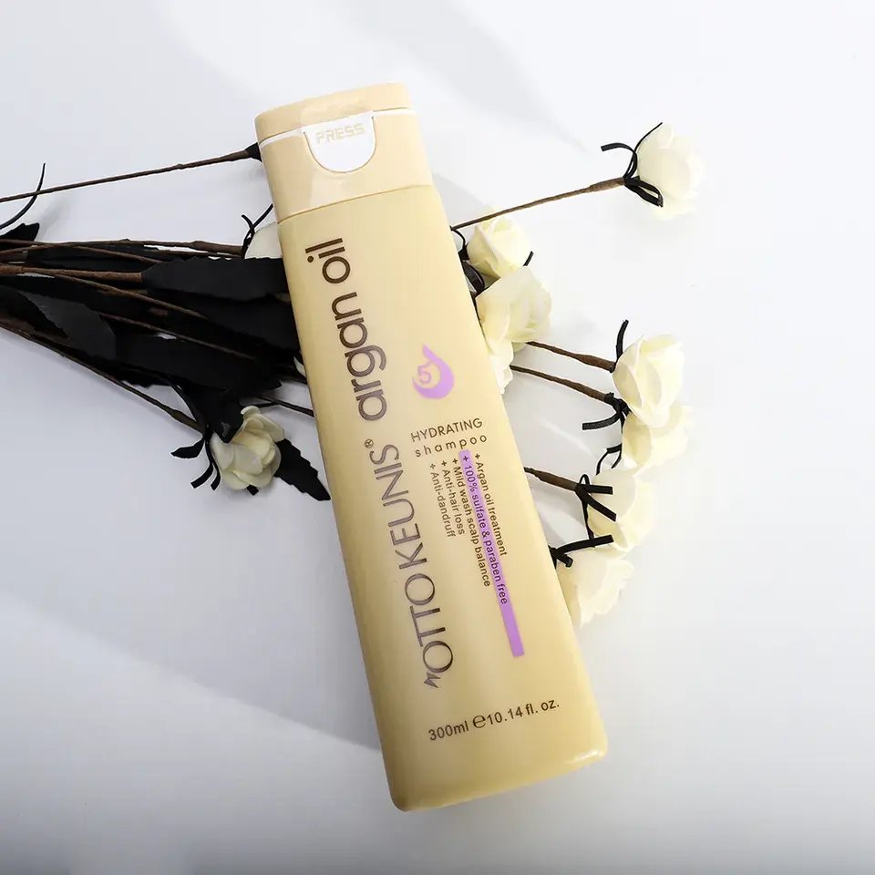 Private label Sulfate free Hydrating Argan Oil Moisture Mild More Bubble Anti Dandruff Shampoo