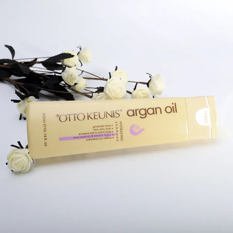 Private label Sulfate free Hydrating Argan Oil Moisture Mild More Bubble Anti Dandruff Shampoo