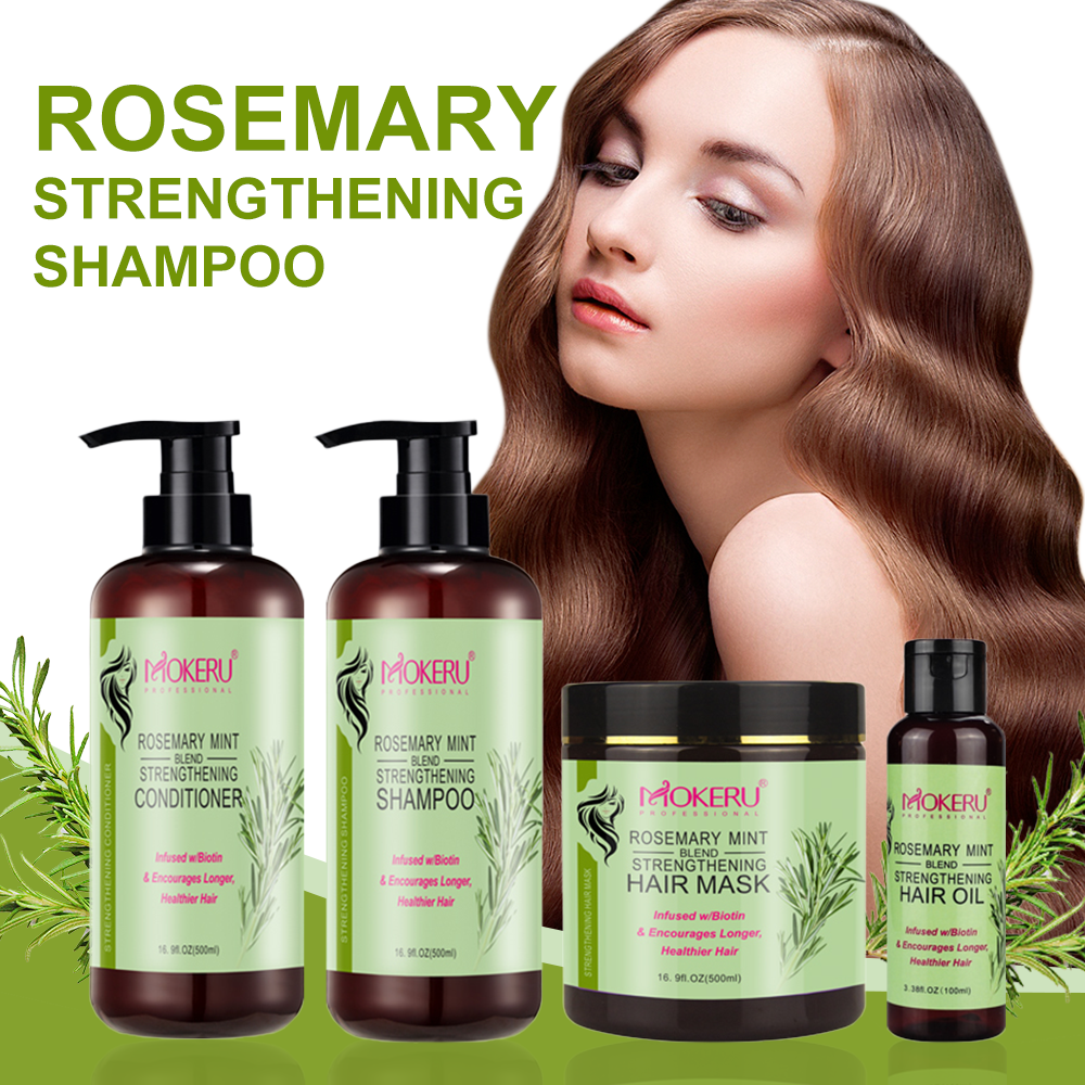 Private Label OEM Nature Organic rosemary Shampoo Care Hair High Nutrition Hair Shampoo and conditioner oil hair mask