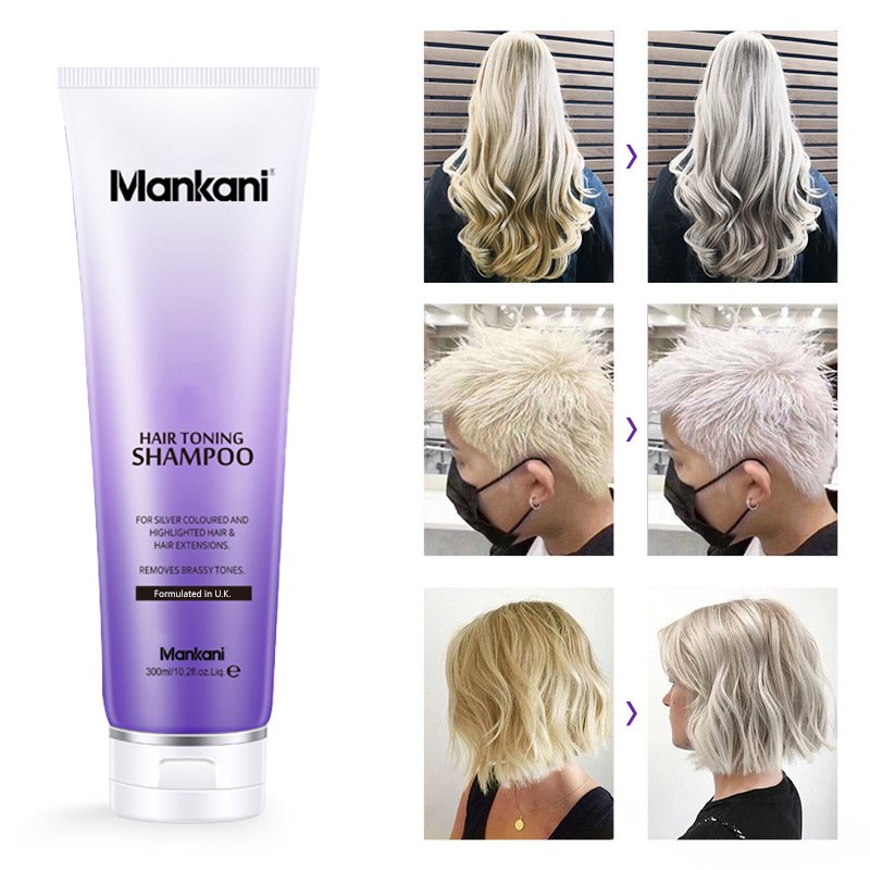 OEM Protect Hair Colour Dye Blonde Hair Brass Toning Purple Sulfate Free Shampoo