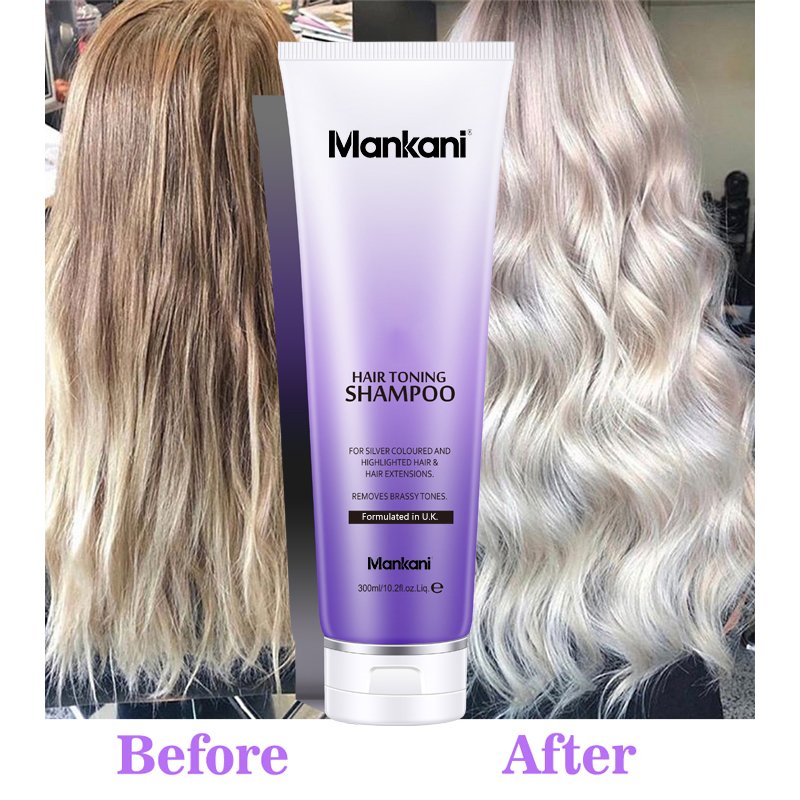 OEM Protect Hair Colour Dye Blonde Hair Brass Toning Purple Sulfate Free Shampoo