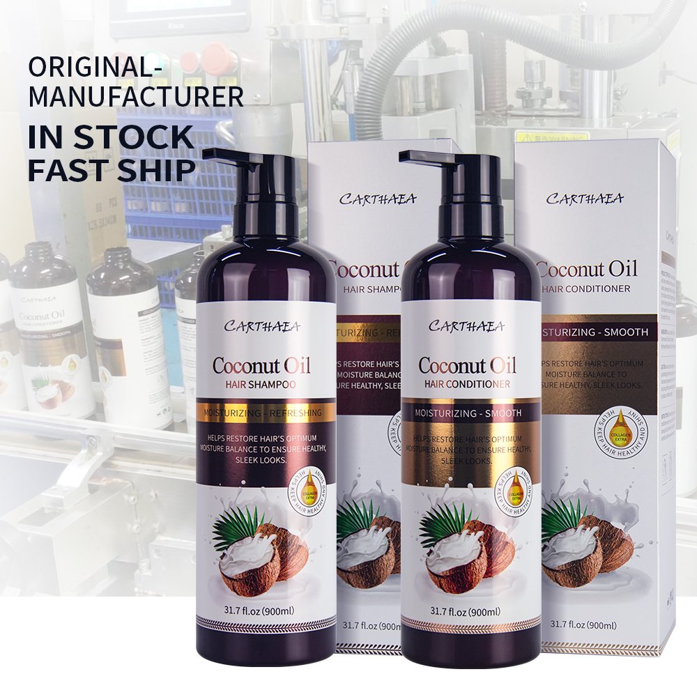 manufacture hair product hair care makeup nourishing cosmetics moisturizer natural coconut oil hair shampoo and conditioner