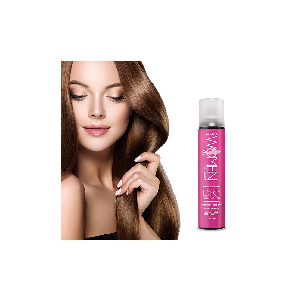 Innovative Water Free Prowomen Instant Hair Dry Shampoo Spray.