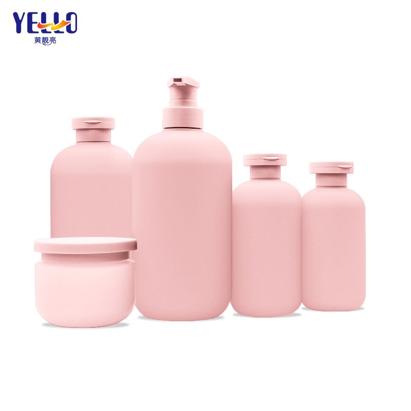 Pump Head Round Shoulder Pastel Coloured Soft Touch 8oz 250ml Luxury Refillable Hair Shampoo And Conditioner Bottle For Hotels