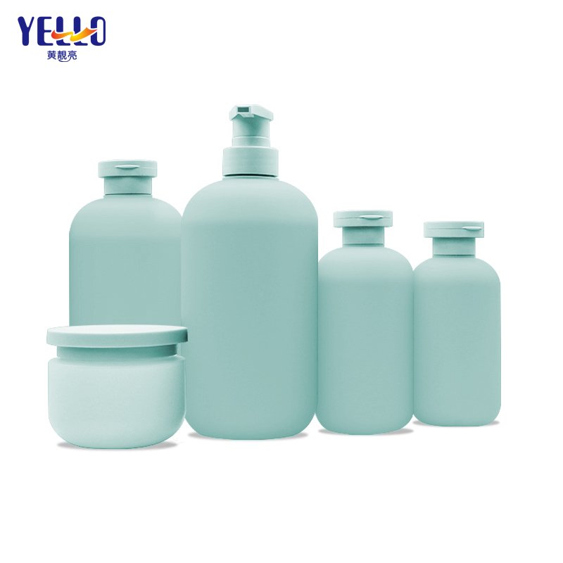 Pump Head Round Shoulder Pastel Coloured Soft Touch 8oz 250ml Luxury Refillable Hair Shampoo And Conditioner Bottle For Hotels