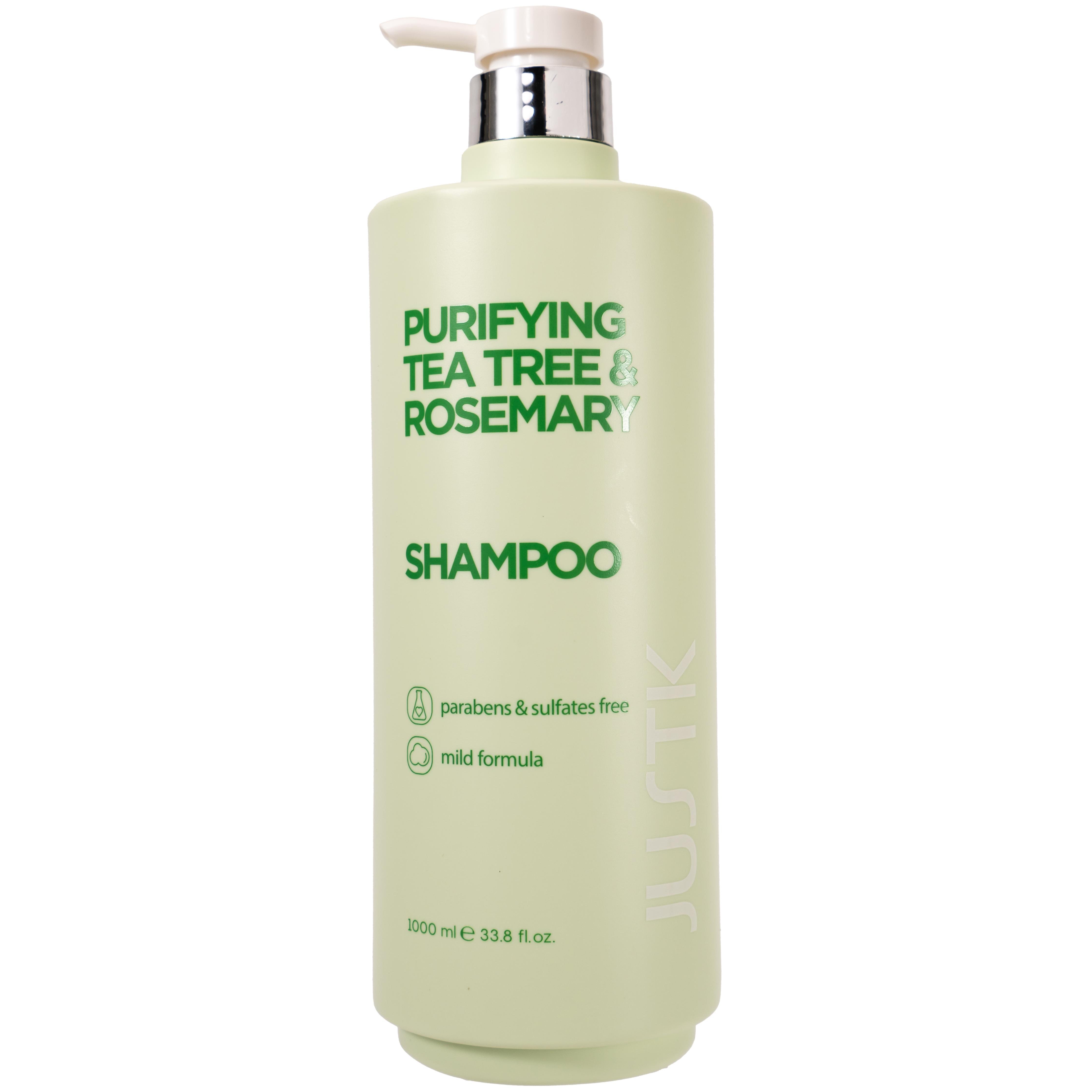 Private Label Anti-hair Loss and dandruff Removal Parabens free Tea Tree Rosemary 1000ml Shampoo and Conditioner