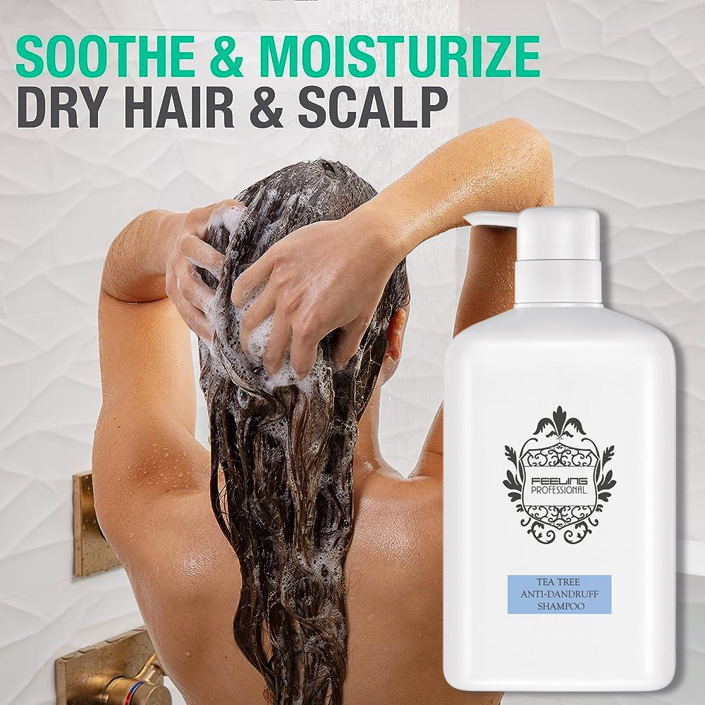 OEM Pro-Hair Tea Tree Anti-Dandruff Shampoo 1000ml Oil Control Fresh Scent Refresh Scalp