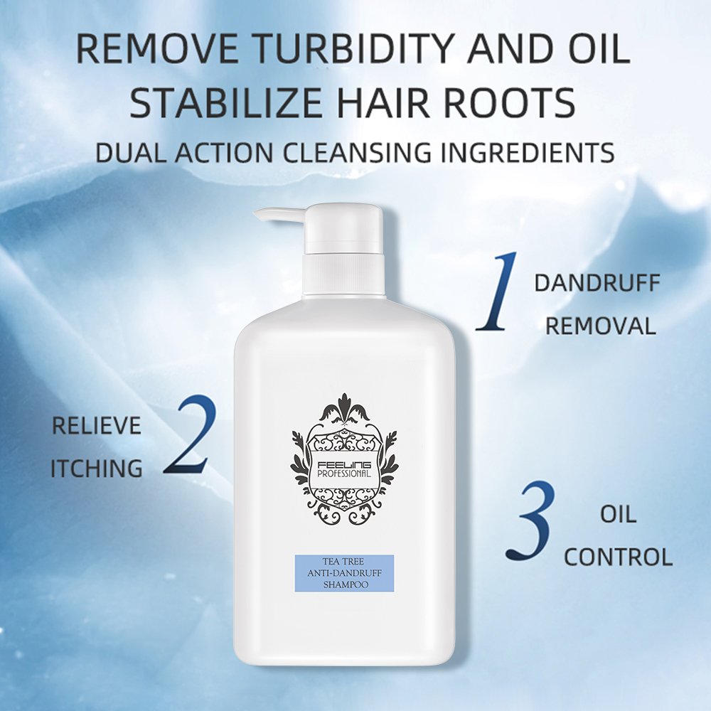 OEM Pro-Hair Tea Tree Anti-Dandruff Shampoo 1000ml Oil Control Fresh Scent Refresh Scalp