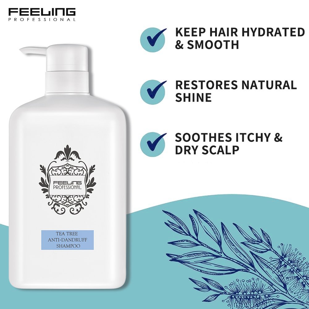 OEM Pro-Hair Tea Tree Anti-Dandruff Shampoo 1000ml Oil Control Fresh Scent Refresh Scalp