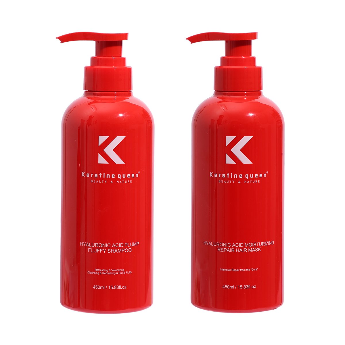 Hot Selling Organic Hyaluronic Acid Shampoo And Conditioner Professional Hair Care Kit Nourishing Repairing Damage Hair Shampoo