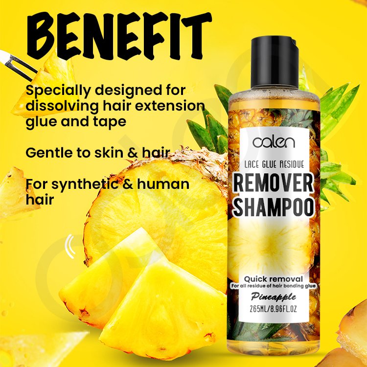 Luxfume Private Label Easy Remove Tape In Extension Residue Lace Glue Remover Shampoo