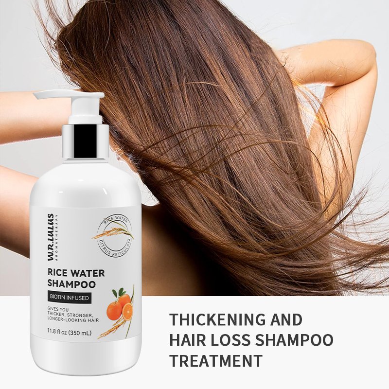 Custom Organic Rice Water Rosemary Shampoo Best Selling Mint Hair Growth Shampoo And Conditioner For Thinning Hair And Hair Loss