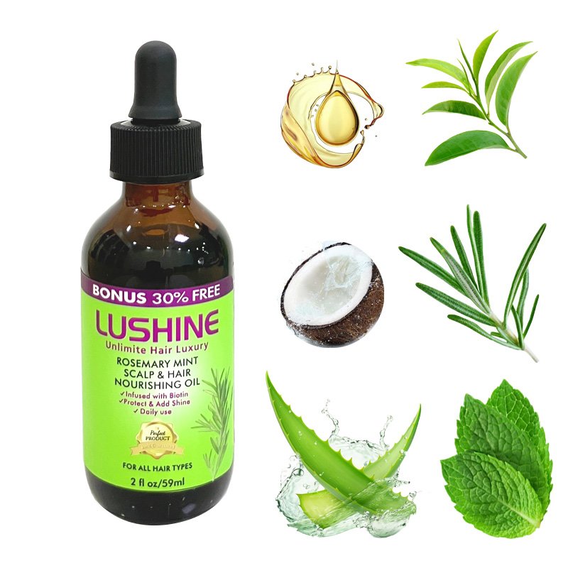 natural rosemary biotin hair private label shampoo and conditioner wholesale for black women