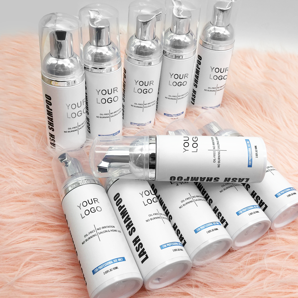 Medylashes Wholesale 60Ml Lashes Shampoo Por Mayor Kit Black Lash Shampoo Bottle Set Own Logo Eyelashes Shampoo And Brush