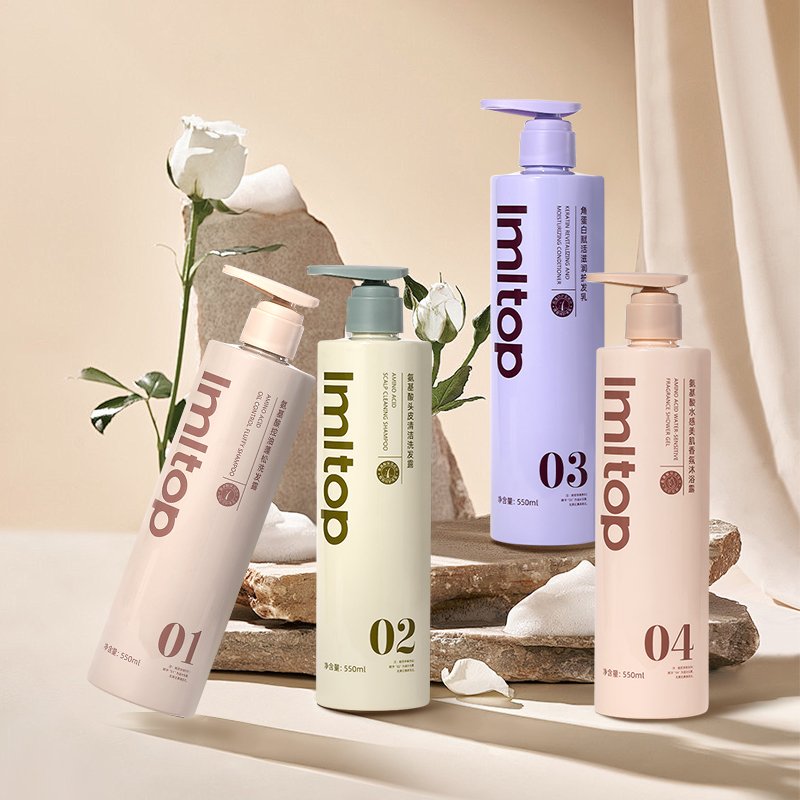 550ml Amino Acids Shampoo Series Moisturizing Hair Oil Control Shampoo And Conditioner Repair Damage Hair Anti-Dandruff Shampoo