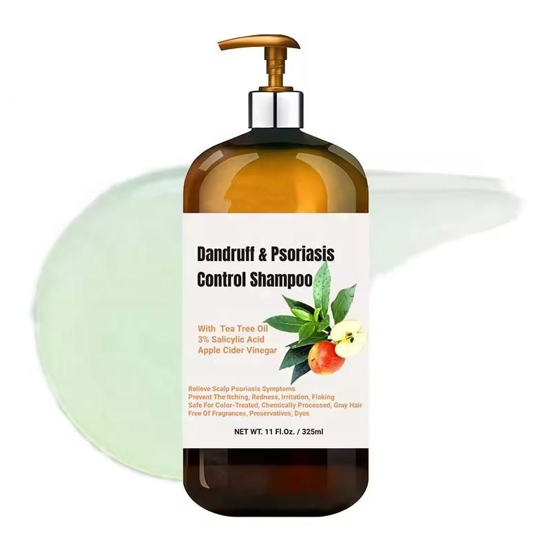 Eczema Psoriasis Shampoo 3% Salicylic Acid Anti-Dandruff Seborrheic Dermatitis Relieve Scalp Treatment Folliculitis Hair Shampoo