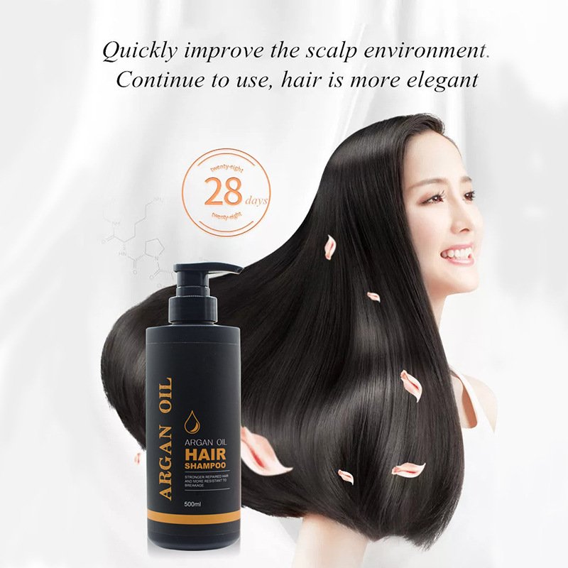Hair argan oil private label Natural morocco shampoo and conditioner argan oil shampoo shampoo argan oil