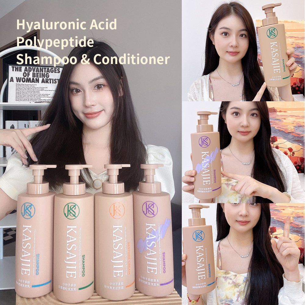 720ml Custom Brands Shine Restorative Hydrate & Repair Shampoo with Hyaluronic Acid and Elastin Protein