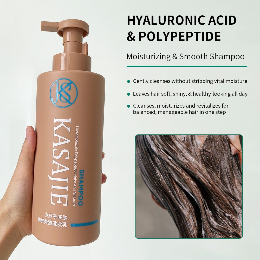 720ml Custom Brands Shine Restorative Hydrate & Repair Shampoo with Hyaluronic Acid and Elastin Protein