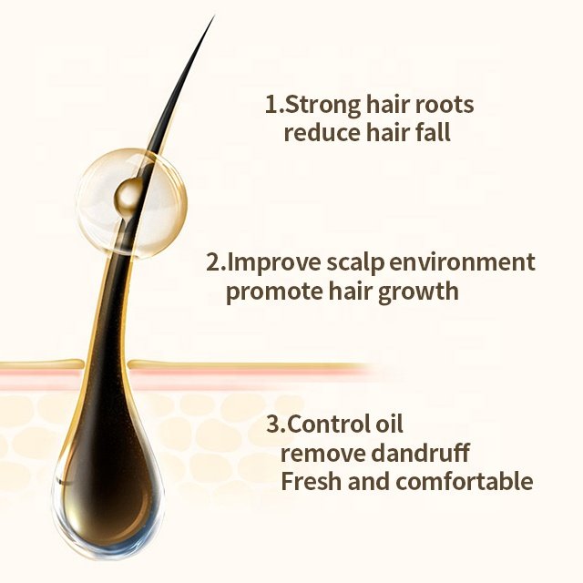 ORGANIC SHAMPOO OIL CONTROL NOURISHING SCALP ANTI HAIR FALL SHAMPOO WITH PLANT ESSENCE EXTRACTION