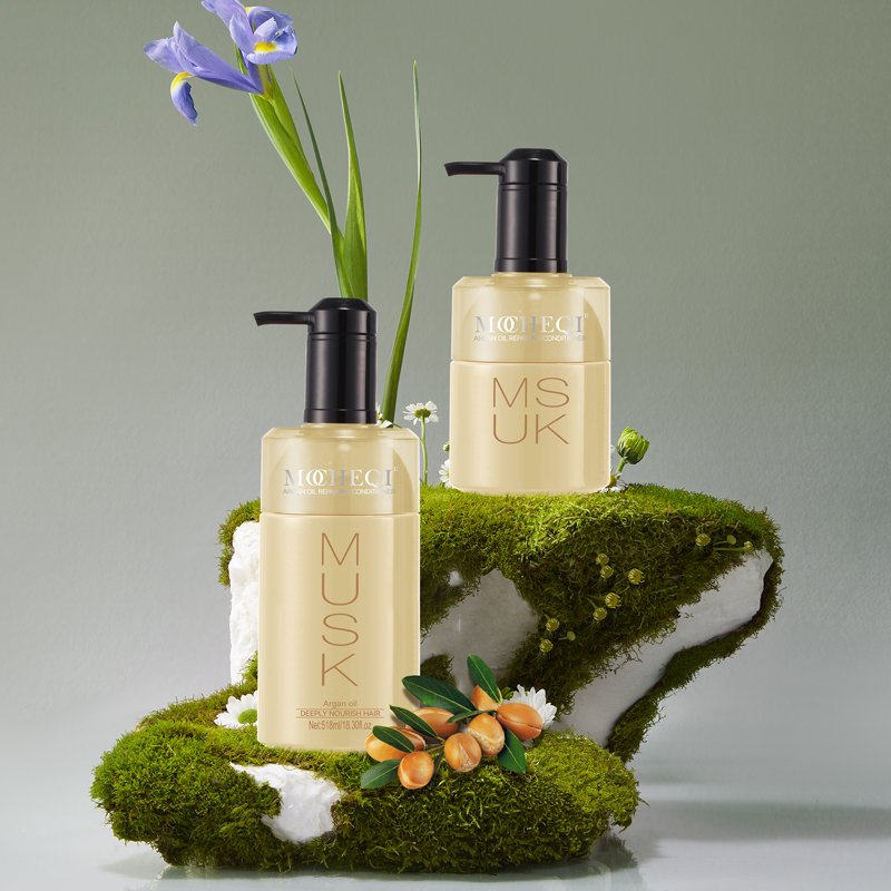 Private Label Hair Care Products Nourish Keratin Hair Shampoo Sulfate Free Organic Lightness Argan Oil Shampoo and Conditioner