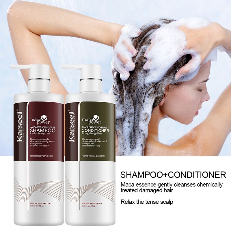 Karseell Bio Hair Care Set Private Label Thickening Hair Growth Anti Loss Nature Organic Biotin Hair Shampoo and Conditioner