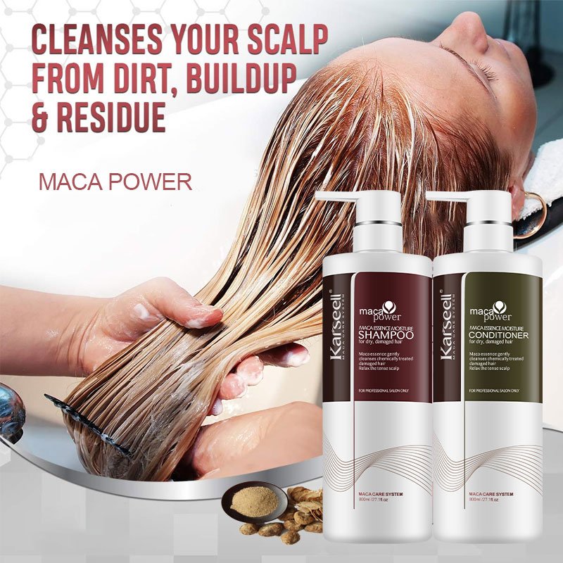 Karseell Bio Hair Care Set Private Label Thickening Hair Growth Anti Loss Nature Organic Biotin Hair Shampoo and Conditioner