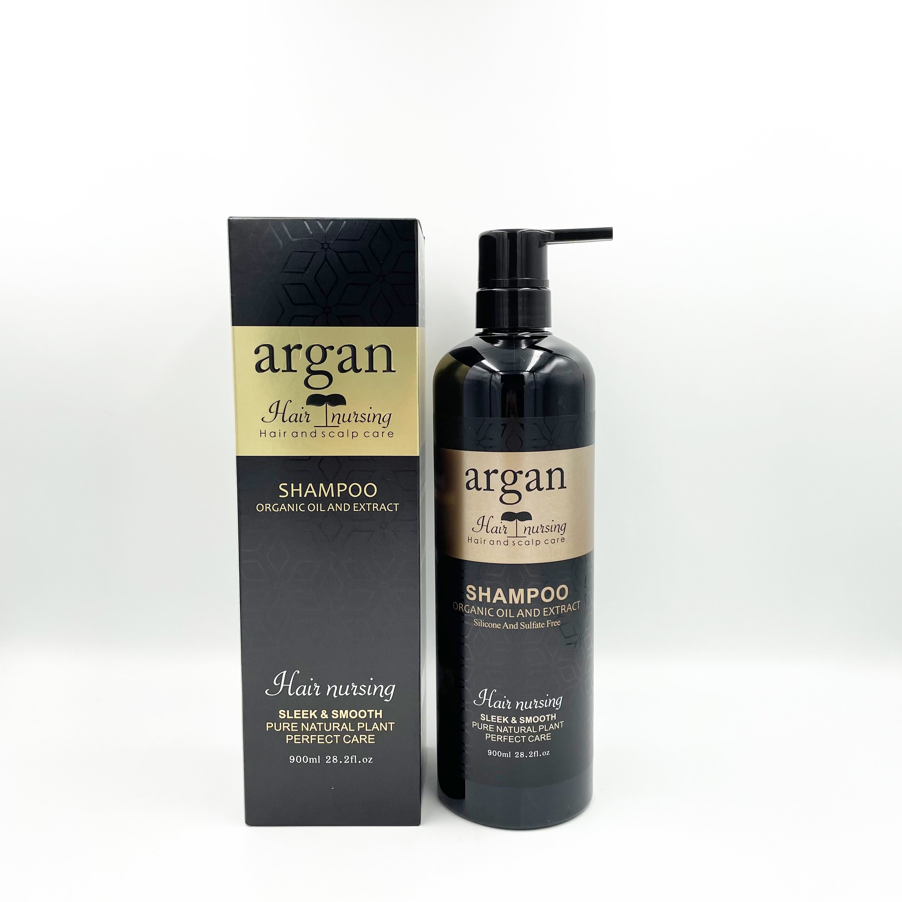 Original Factory Wholesale Lightness Argan Oil Shampoo Natural Repairing Smoothing Damaged Hair Care Set Shampoo and Conditioner