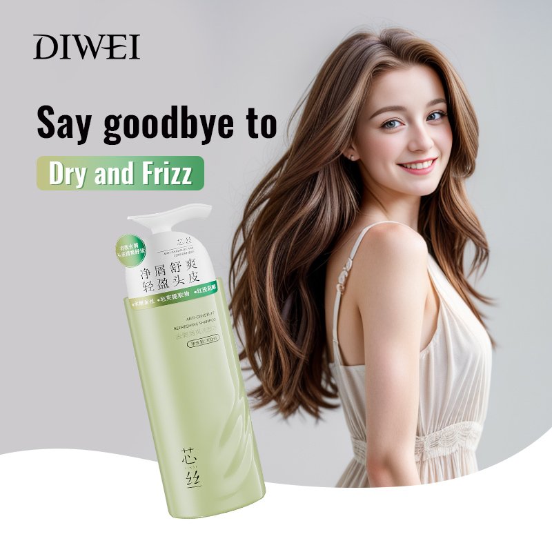 DIWEI Wholesale Natural Healthy Hair Scalp Repairing Long oily Hair dandruff organic Shampoo for tired damaged hair