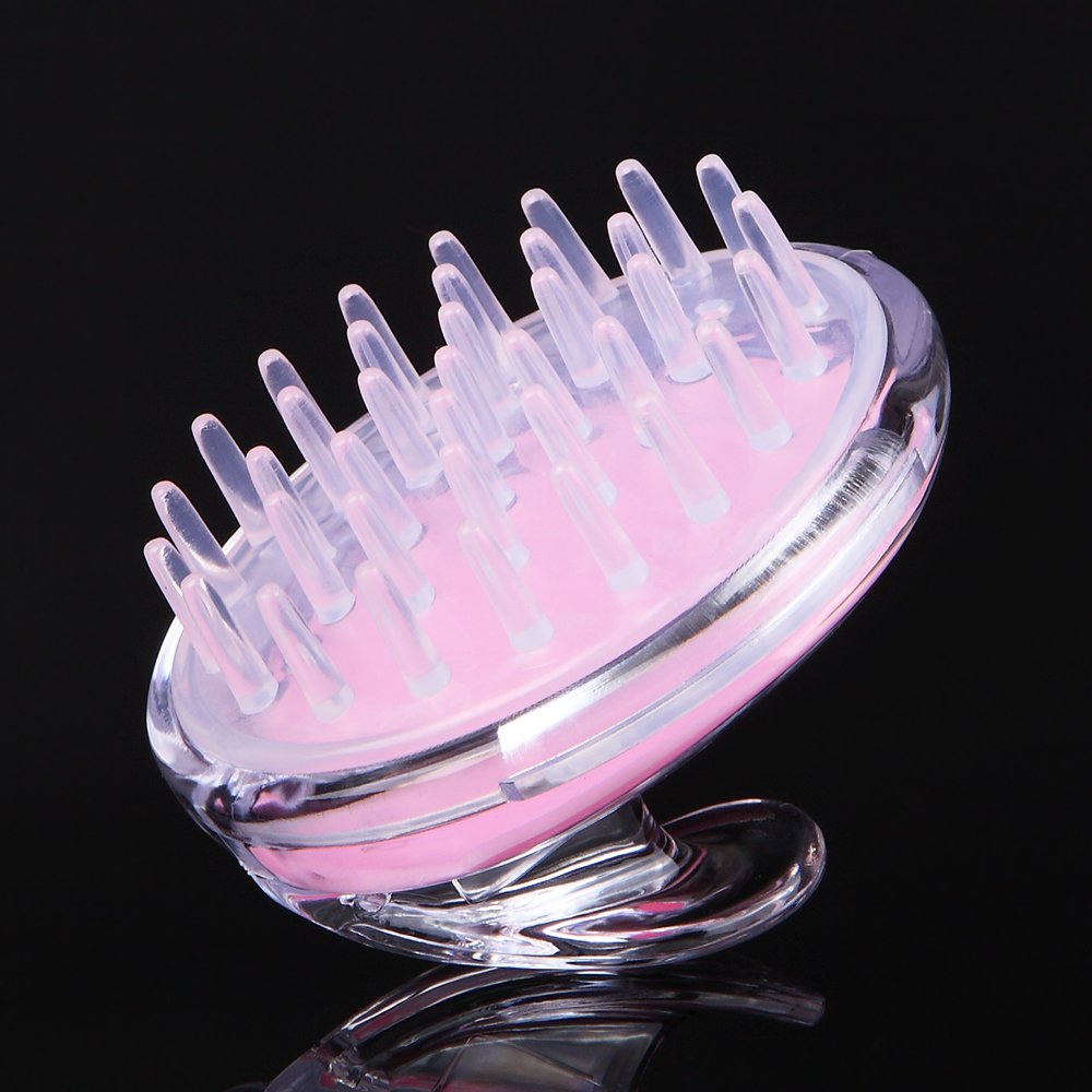 Factory direct sale Transparent shampoo brush Silica gel massage brush hair scalp massage shampoo brush Hot sale pro
