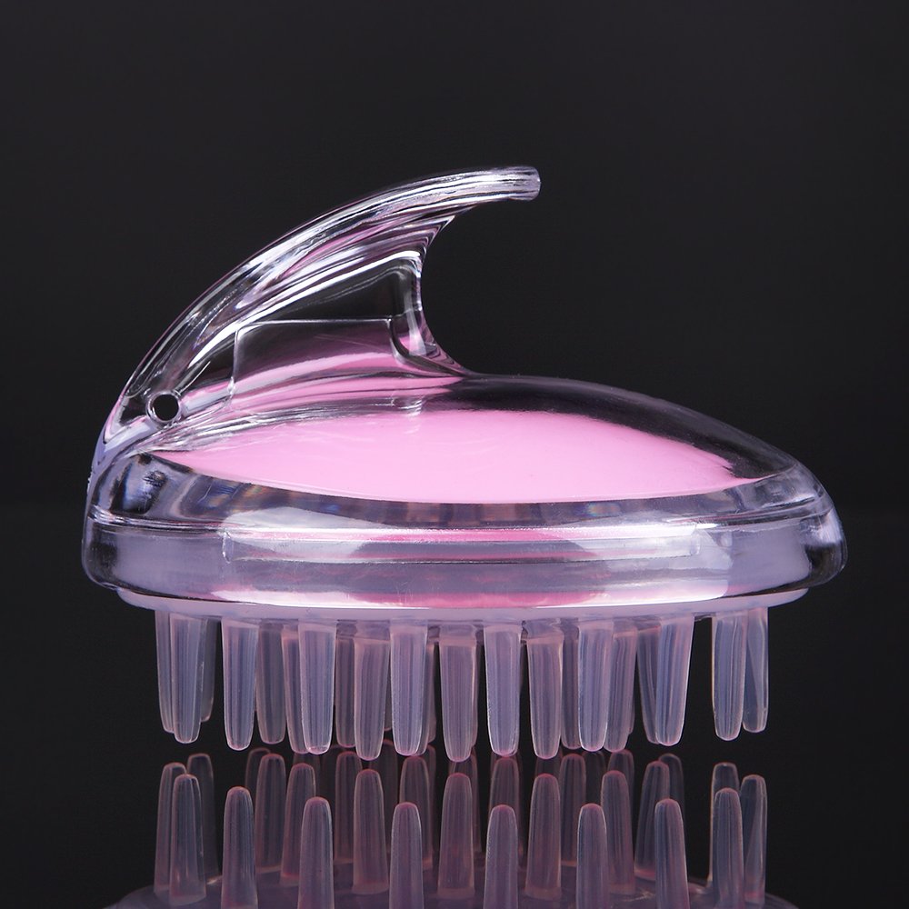 Factory direct sale Transparent shampoo brush Silica gel massage brush hair scalp massage shampoo brush Hot sale pro